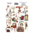 Planche de stickers couleur embelissement Fabrika Decoru FAMILY HERITAGE 154