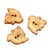 Lot de 3 boutons en bois 2cm x 1,8cm écureuil