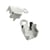 Graine Créative - Embout de finition Argent 5mm