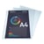 Sachet de 100 pochetttes perforées Polypropylène Premium grainé 8/100e - A4 - Cristal - x 5 - Exacompta