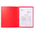 Chemise a dos rainé Carte lustrée 400gm2 - 24x32cm - Rouge - x 50 - Exacompta