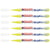 Lot de 6 marqueurs acryliques pointe fine 1-2 mm - EDDING - Jaune fluo