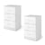 Lot de 2 classeurs de dossiers multi-fonction 37,1 x 34,2 x 66,5