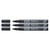 Lot de 3 marqueurs permanents pointe ogive fine - PENTEL - Noir - N50S