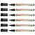Marqueur permanent pointe ronde 1 mm - EDDING - Noir - EcoLine - Lot de 6