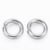 Lot de 50 anneaux de jonction métal argenté 4 mm ACIER INOXYDABLE 304 - ouverts connecteurs - creation bijoux perles