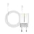 Mayaxess Chargeur Secteur pour Galaxy S22 Ultra 20W + Câble USB-C 1m Blanc