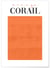 Affiche Orange Corail | A3 : 29,7x42cm