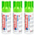 Lot de 3 Sprays 200ml Peinture Permanent 5200 Vert Fluorescent Mat EDDING