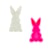 Moule en silicone 13cm x 7,6cm - Lapin