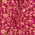 Tissu Jersey Coton Bio Jennifer Bouron fleurs Orange sur fond Rose fuchsia