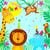Lot de 4 serviettes en papier découpage collage 33 cm ANIMAUX ENFANT NAISSANCE