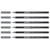 Lot de 6 feutres de coloriage pointe ronde moyenne - EDDING - Gris Argent - 2 mm