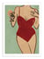 Affiche 50 x 70 cm -  Beach Girl - Raissa Oltmanns