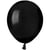 50 Ballons Noir Mat Ø13cm