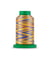 Cône de fil à broder Isacord n°40 Multicolore - 1000m - Amann Mettler 9981 multicolore