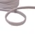 Double cordon chevrons 10mm gris moyen au mètre