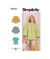 Patron Simplicity 9333 - Top ample avec décolleté V du 34 au 52