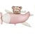 Ballon Aluminium Hélium Géant Avion Rose avec Ourson   94 cm