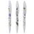 Stylo bille - Encre noire - Rétractable - 3 modèles assortis - Motif abeille et fleurs