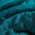 Tissu Double gaze Matelassée Bleu pétrole