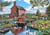 Puzzle 500 pièces - Cottage au Canal - HOP - House of Puzzles