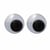 Yeux mobiles Vaessen Creative - Blanc-noir - Plastique - 30 mm - 500 pièces