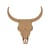 Silhouette en bois mdf - Buffle - 25 x 23,6 x 0,5 cm