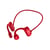 Avizar Casque Audio à Conduction Osseuse Bluetooth 5.2 Modèle Malibu Rouge