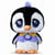 Peluche BANDAI - Littlest Pet Shop - Pingouin - 25 cm