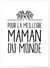 Poster Meilleure Maman | A3 : 29,7x42cm