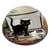 Presse-papier chaton sur ordinateur