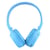 Casque Audio Sans Fil Stéréo Écran LCD Lecteur Voyant Lumineux Radio Fm Bleu YONIS