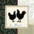Lot de 4 serviettes en papier découpage collage 33 cm LE POULET A 1005