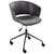 Chaise de Bureau Graphite en Tissu Pivotante Hauteur Réglable