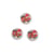 Lot de 6 boutons 2 trous enfant pompier