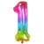 Ballon Géant Rainbow Chiffre 1 - 81 cm