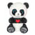 Peluche - Peluche Panda SMOKY gris ardoise – Cutydoos Love – 23 cm