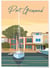 Affiche ville Port Grimaud | A3 : 29,7x42cm