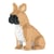 Chien Bouledogue Français assis fauve Taille standard | JEKCA | 14 ans et +