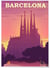 Poster Barcelone | A3 : 29,7x42cm