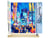 Peinture par Numéro Figured'Art - Tokyo Shibuya - Kit de Loisir Créatif DIY Numéro d'Art Complet - 40x50cm toile roulée + châssis en bois à monter