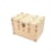 Mini coffre pirate en bois 15 x 10 x 10,5 cm