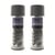 Lot de 2 sprays de peinture - spécial surfaces difficiles - gris - AMT