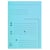 Paquet de 25 chemises 2 rabats SUPER 210 Contact - 24x32cm - Bleu clair - x 5 - Exacompta