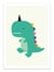 Affiche 50 x 70 cm -  Dinocorn - Andy Westface