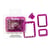 Emporte pièce rectangle cannelé - set de 4 pièces