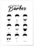 Affiche Guide des barbes | A3 : 29,7x42cm