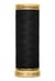 lot de 5* 100m de fil coton Gutermann - Att 301 - 5201-noir