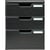 Module de classement Modulo Ecoblack 3 tiroirs fermés - Noir - Exacompta